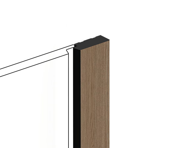 Финишный молдинг LF124B BR417K HIWOOD