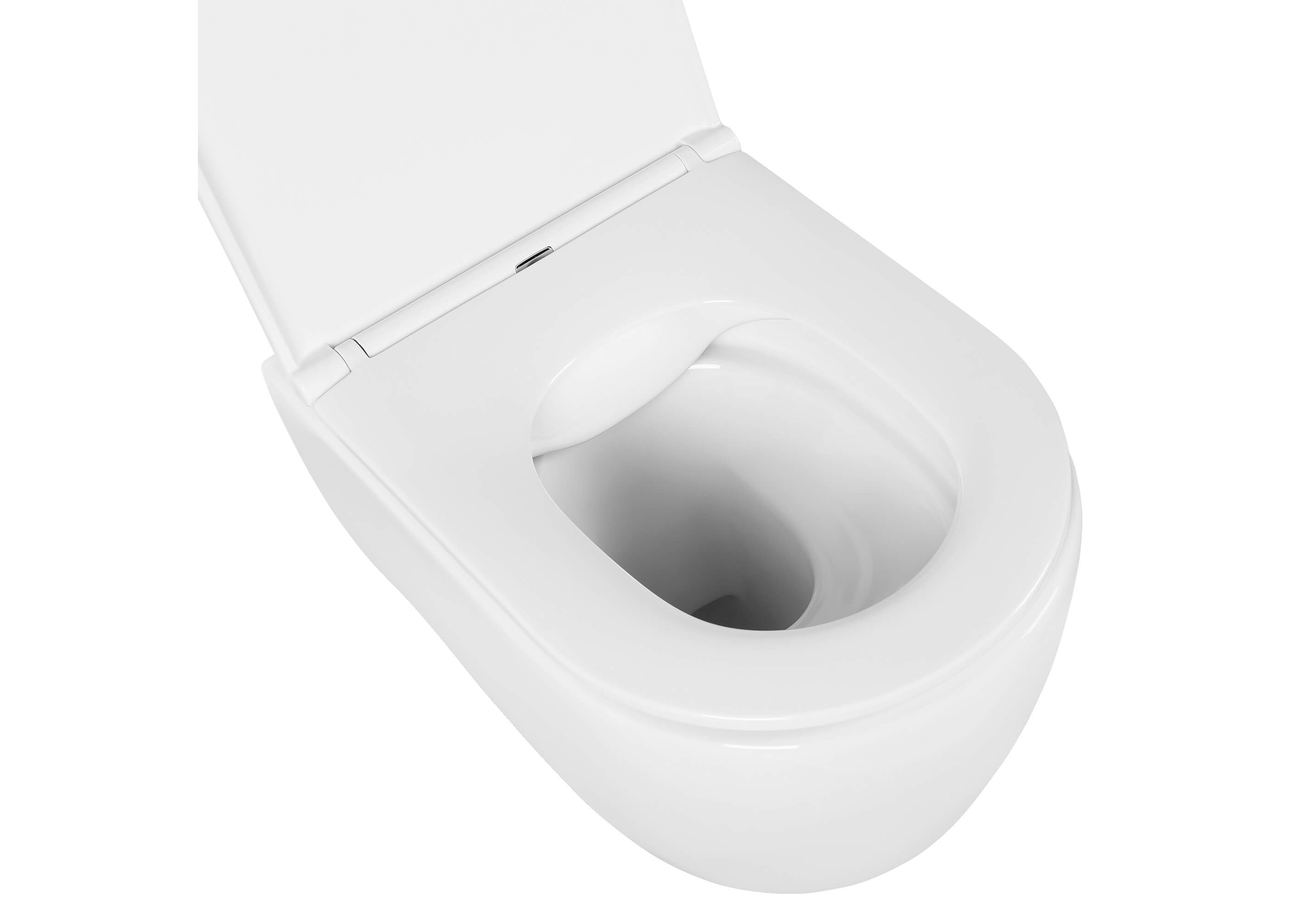 Унитаз подвесной безободковый Aquatek ЕВРОПА NEW AQ1106-00 490*360*250 с сиденьем Soft Close