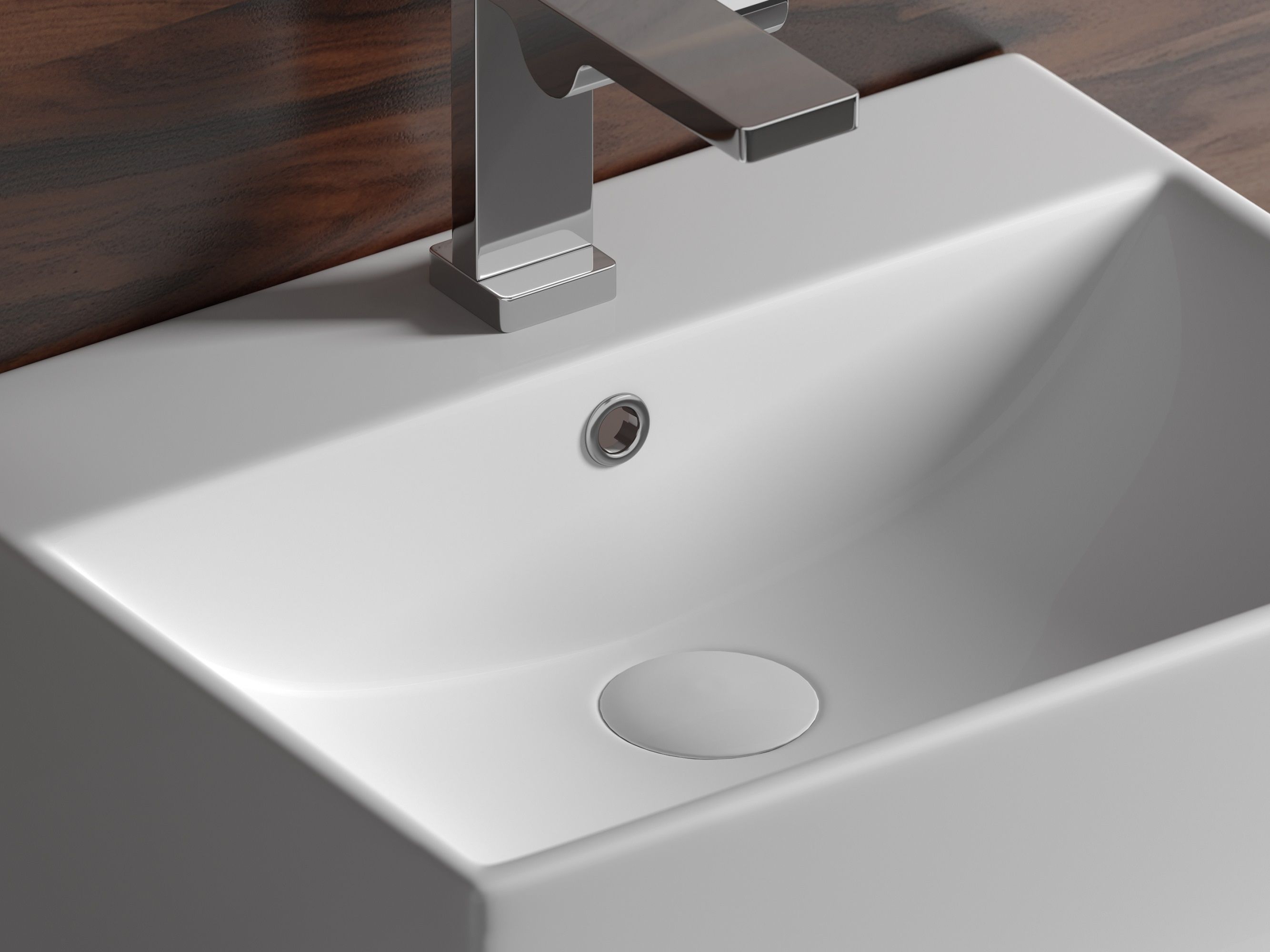 Умывальник чаша накладная прямоугольная CN6040