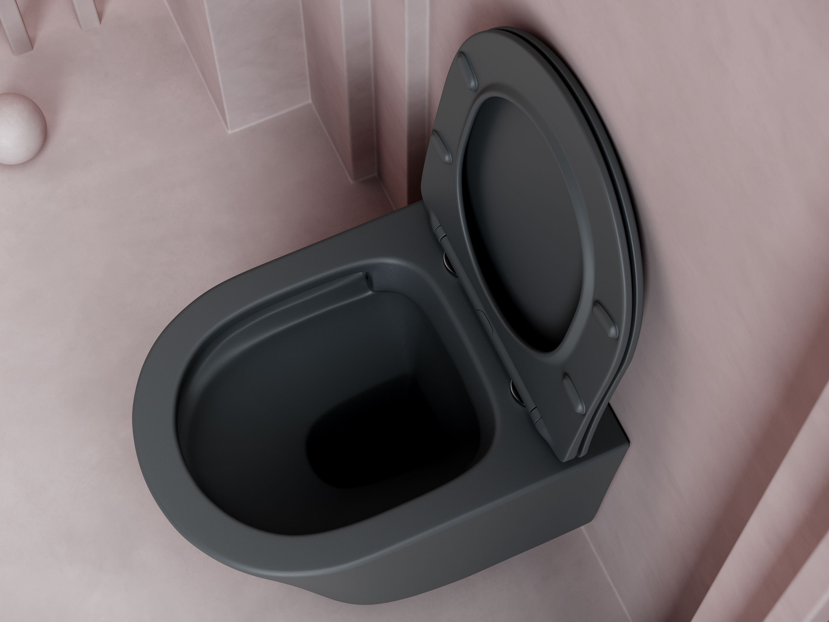 Подвесной унитаз Balearica Rimless CN6000MDH