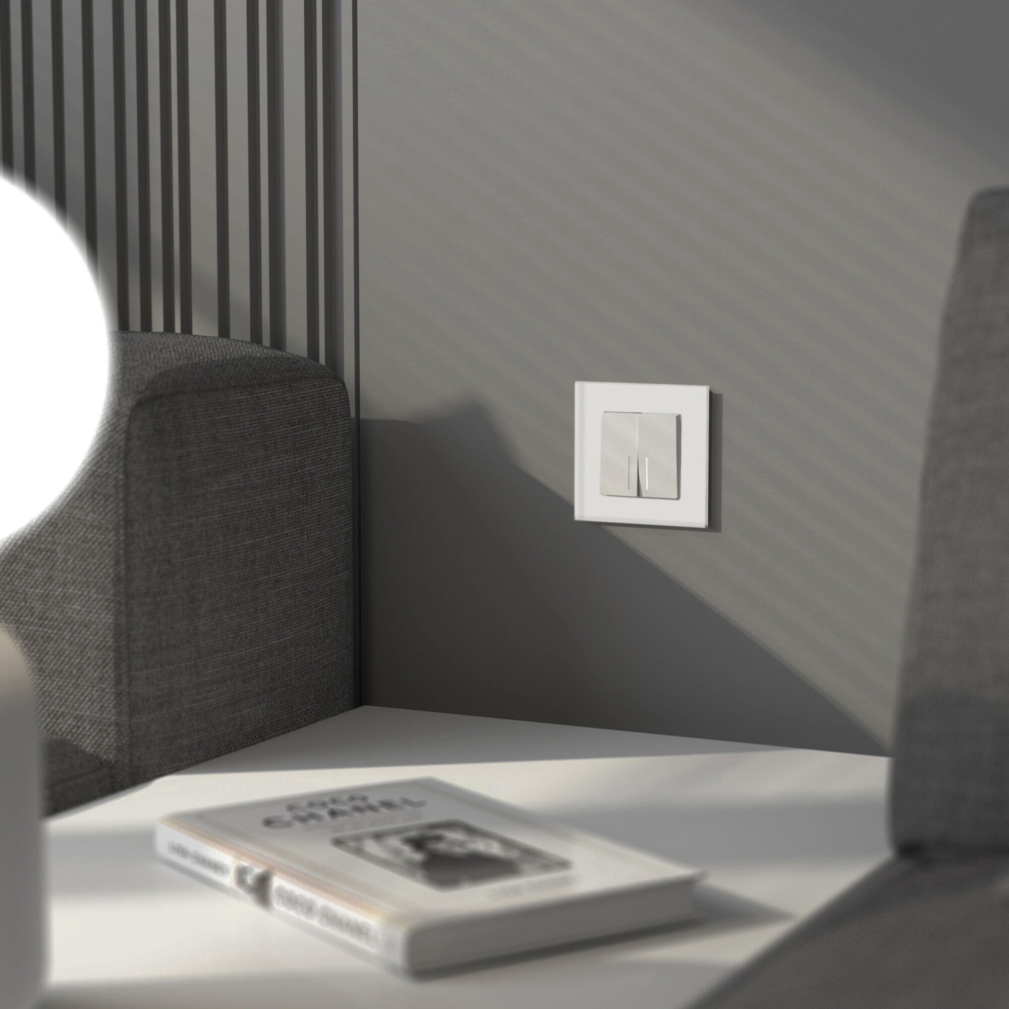 Рамка на 1 пост Senso (белый, стекло soft-touch) Werkel