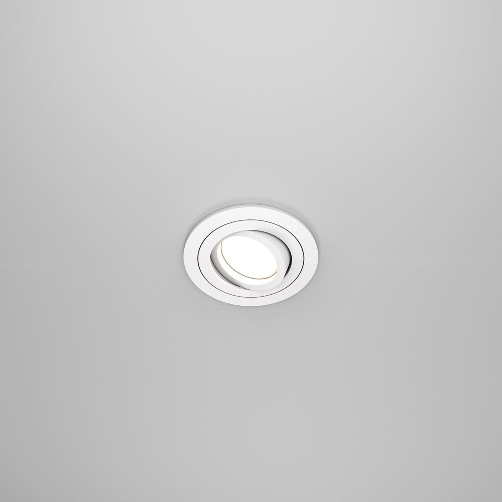 Встраиваемый светильник Maytoni Atom GU10 10Вт DL023-2-01W