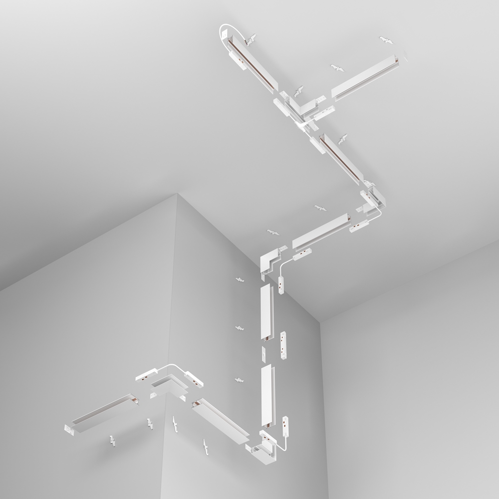 Заглушка торцевая 2 шт. Exility накладной белый Maytoni TRA034EC-41W