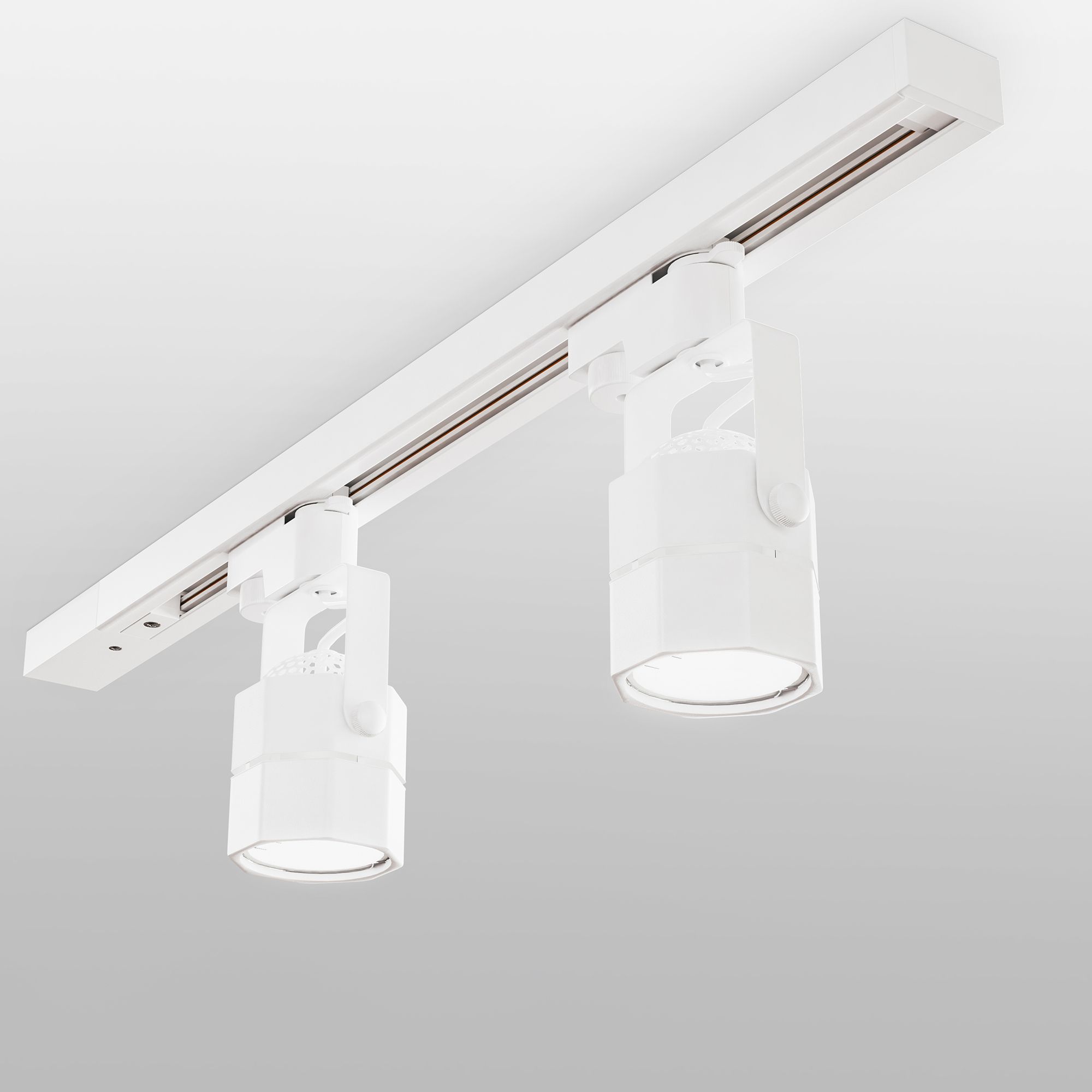 Basic System Трековый поворотный светильник GU10 Robi Белый