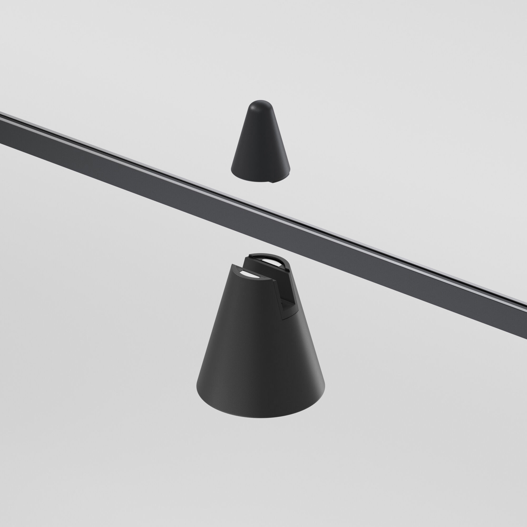 Esthetic Magnetic Трековый светильник 5W 3000K чёрный