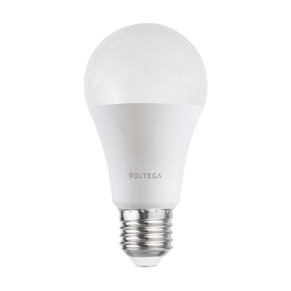 Лампа светодиодная диммируемая Voltega E27 5W 2700К матовая VG-A60E27cct-WIFI-9W