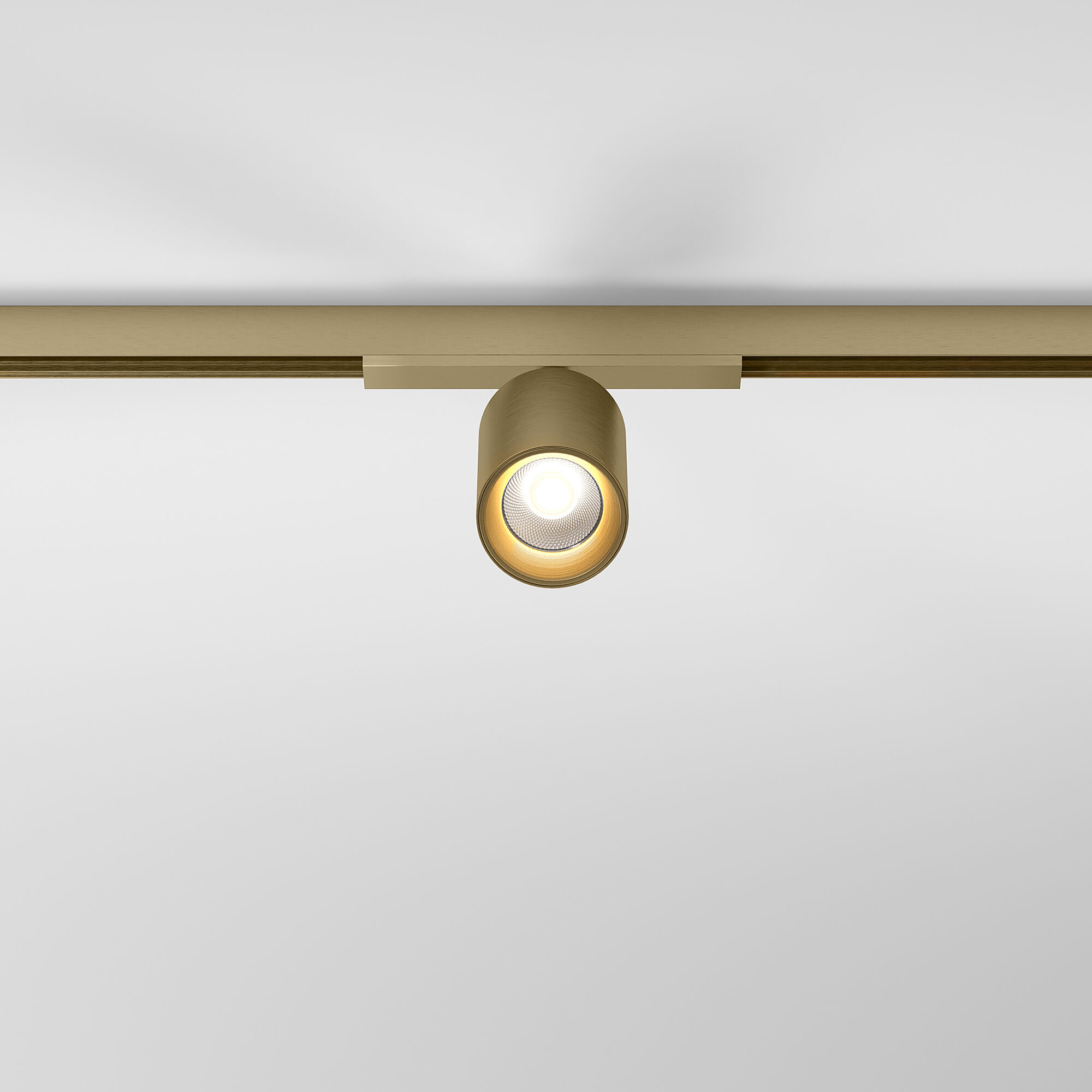 Brass Line Трековый поворотный светильник 10W 3000K латунь