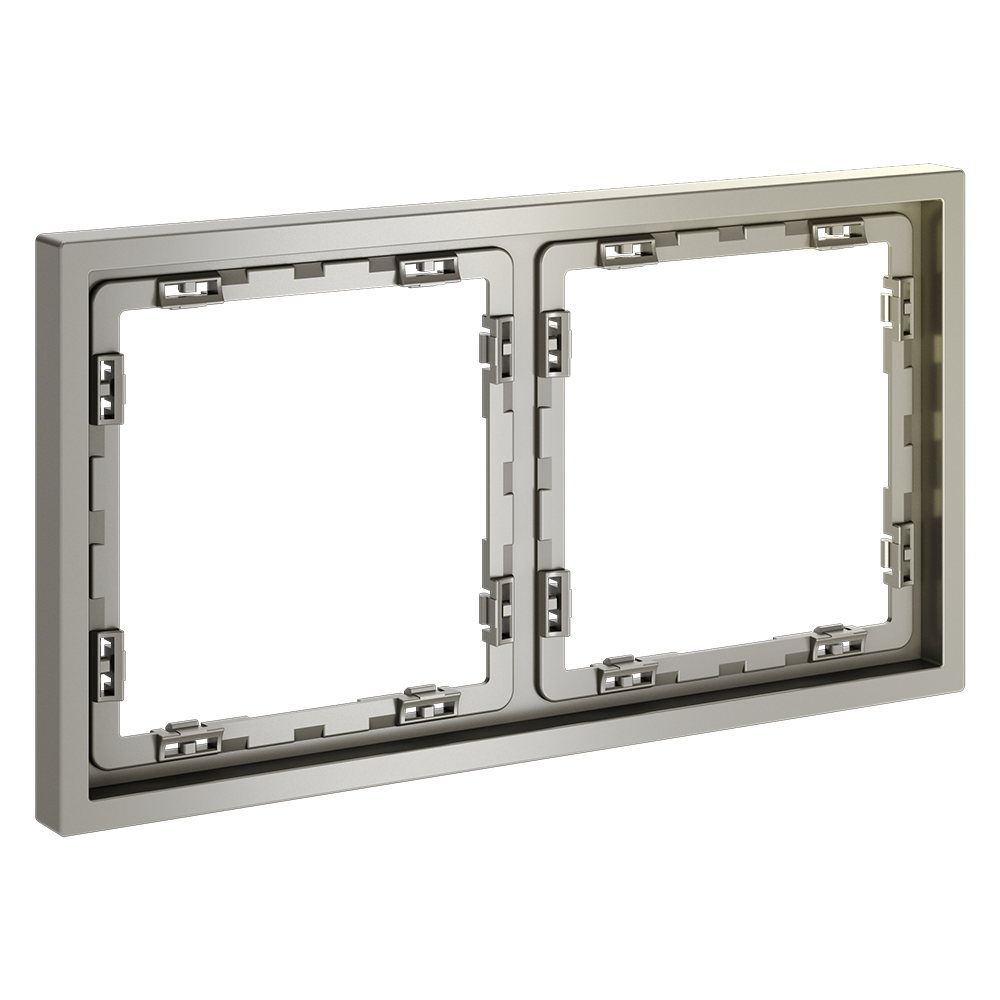 Рамка пластиковая VOLTUM S70 на 2 поста, (шелк)