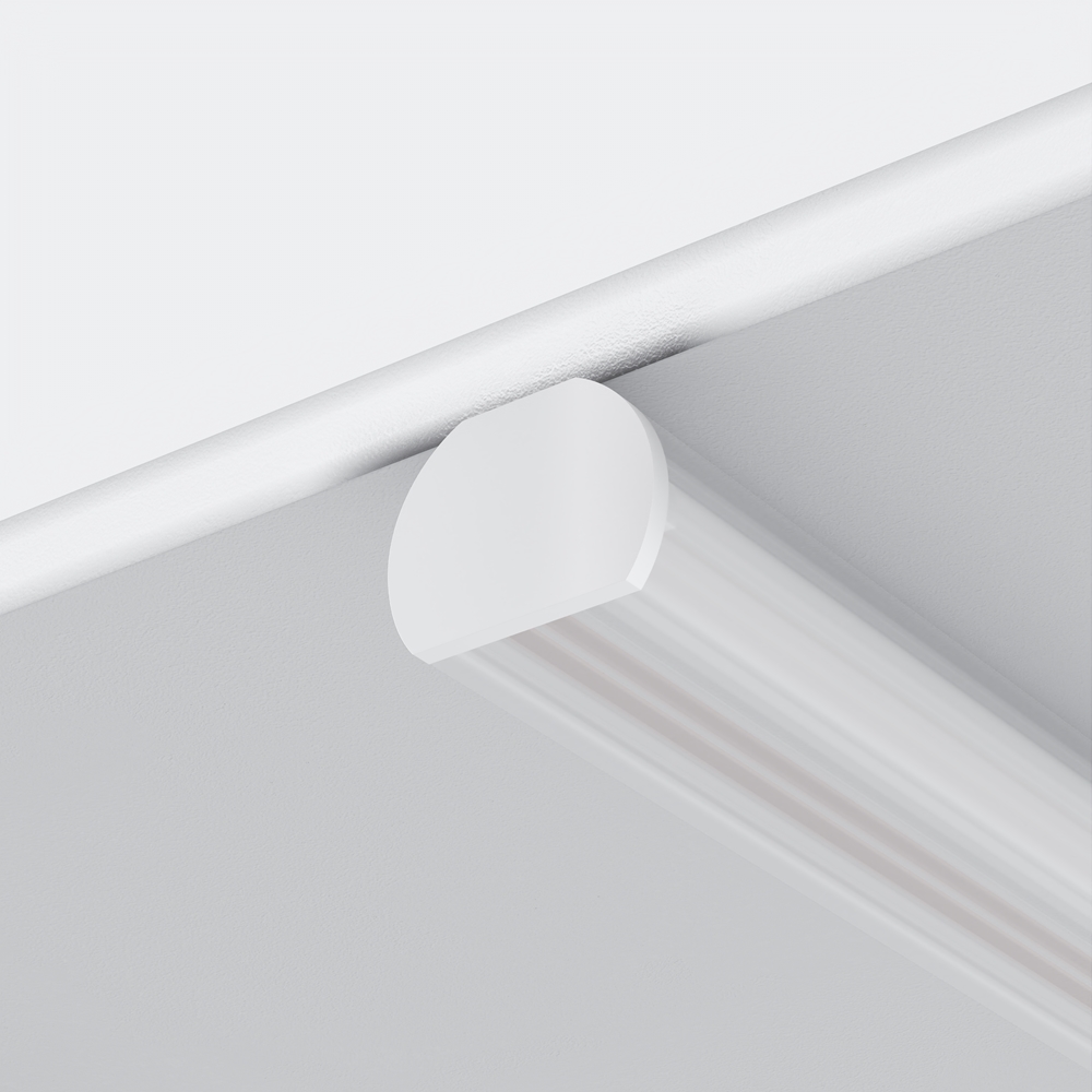 Заглушки для круглого низкопрофильного шинопровода Exility 2шт Maytoni TRAM034EC-R-41W