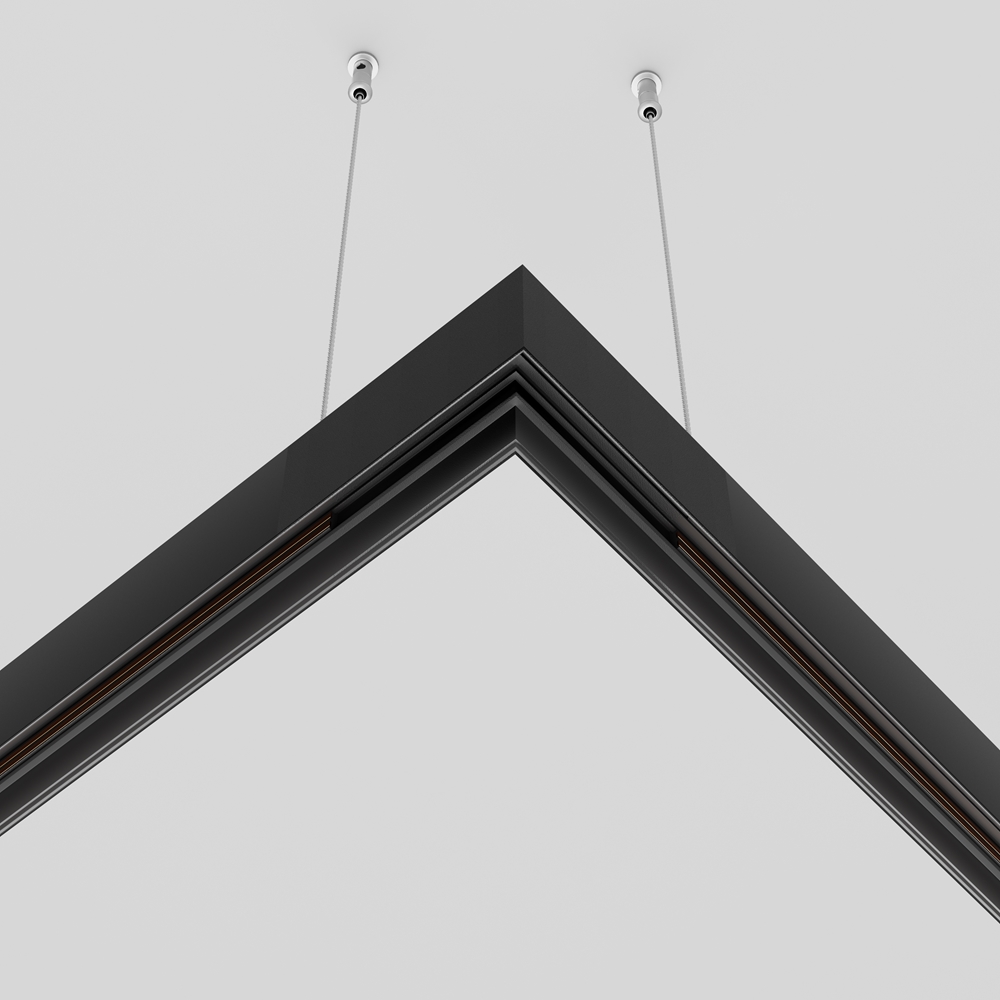 Коннектор угловой Exility накладной черный Maytoni TRA034HCL-41B