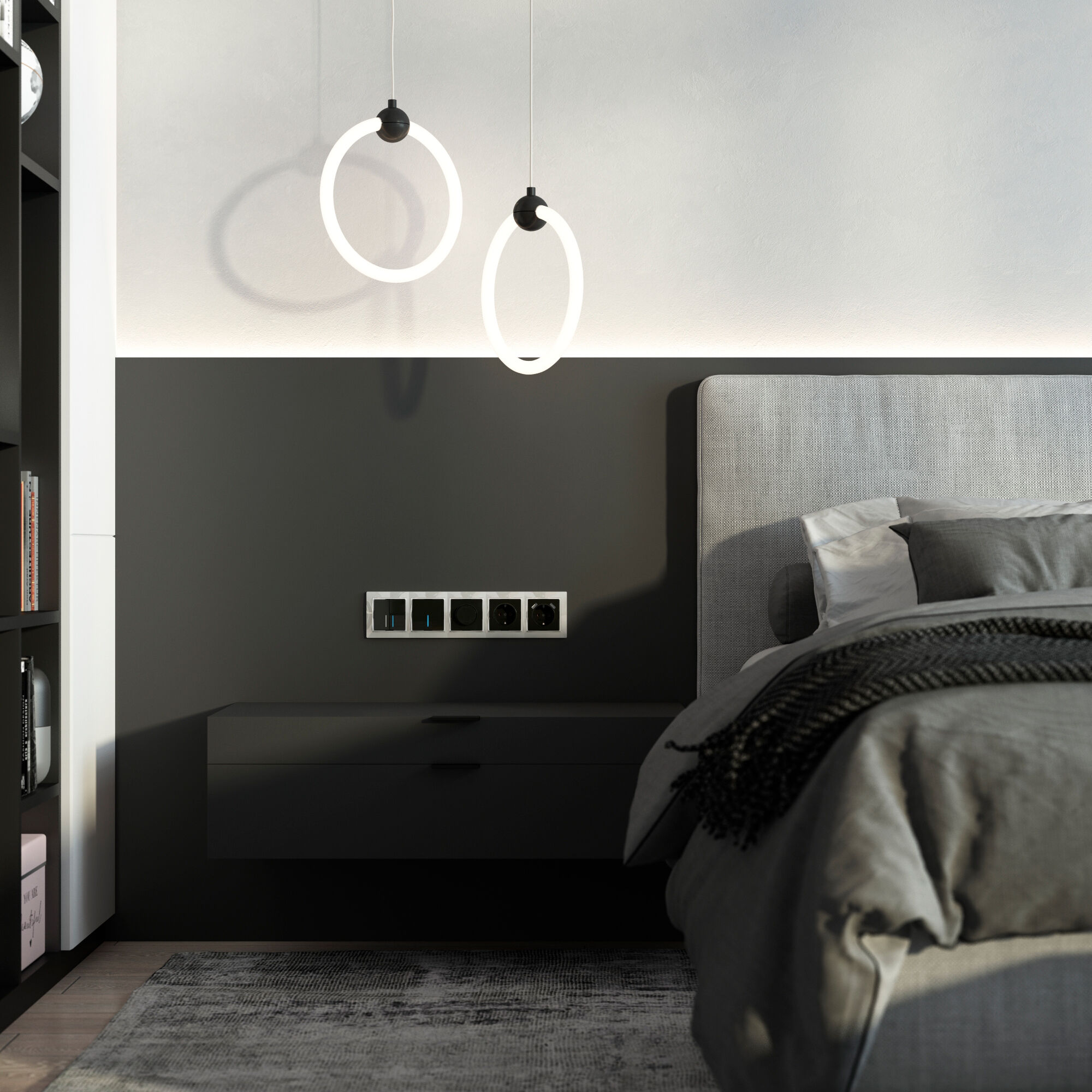 Рамка на 5 постов Snabb basic (белый) Werkel