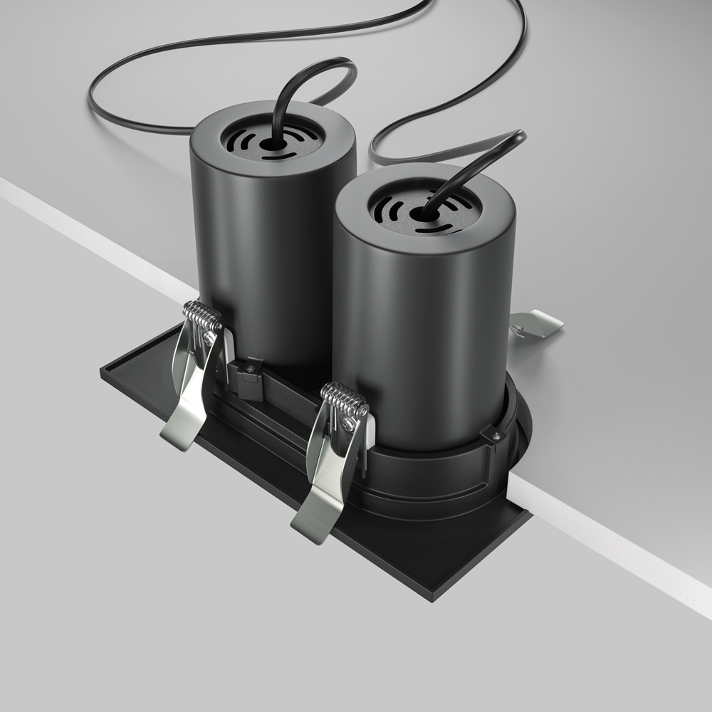 Встраиваемый светильник Maytoni Hidden 3000K 2x10W 36° DL045-02-10W3K-B