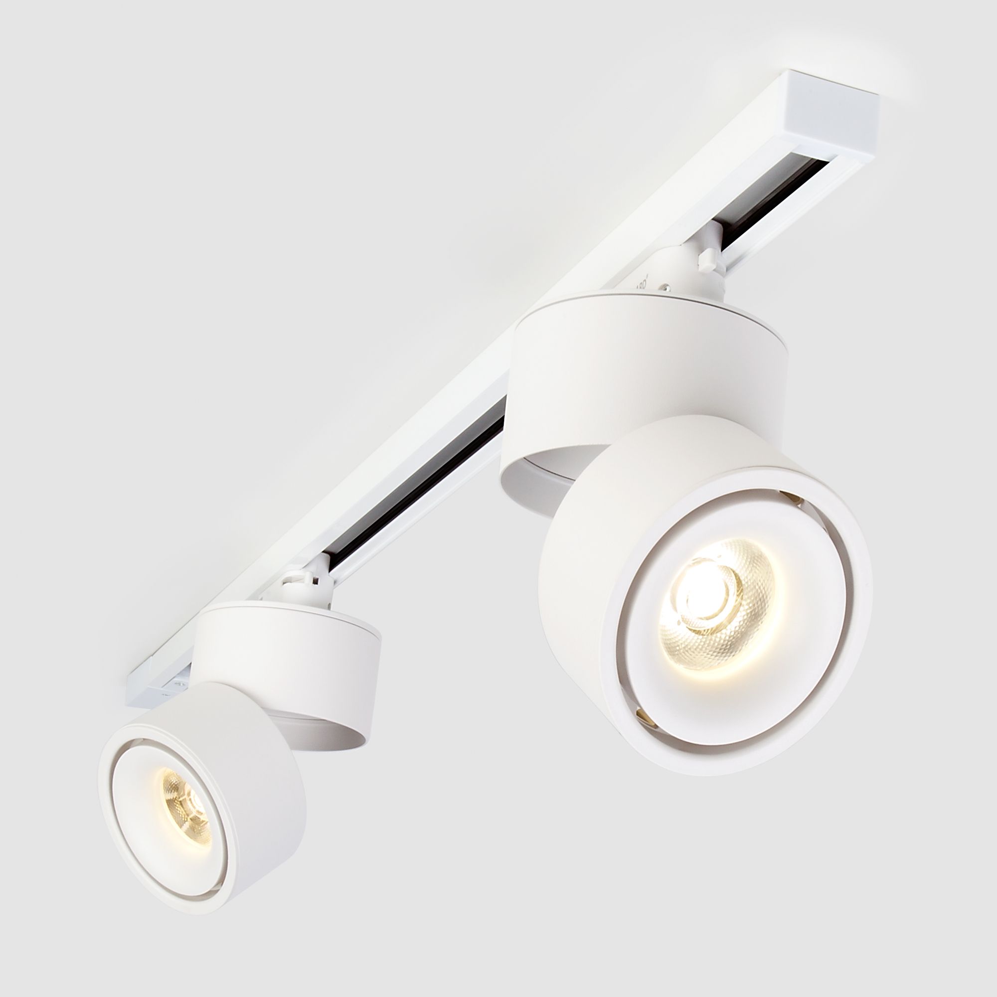 Basic System поворотный Трековый светильник 15W 4200K Klips Белый