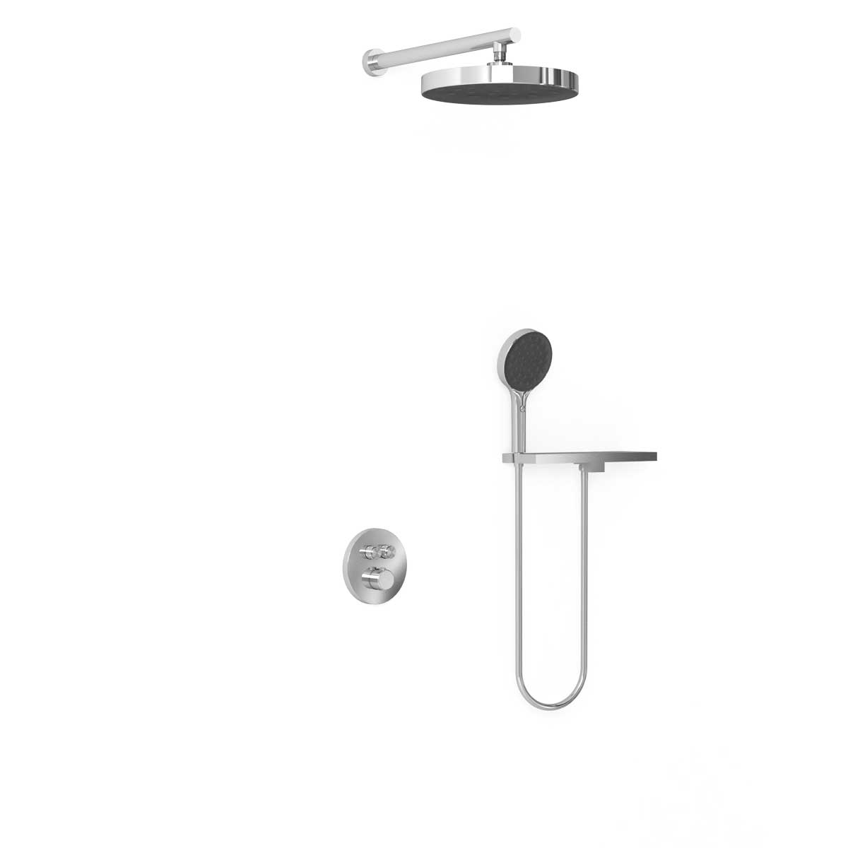 Душевая система Vincea Inspire VSFW-3I22MT2RCH встраиваемая в стену цвет хром