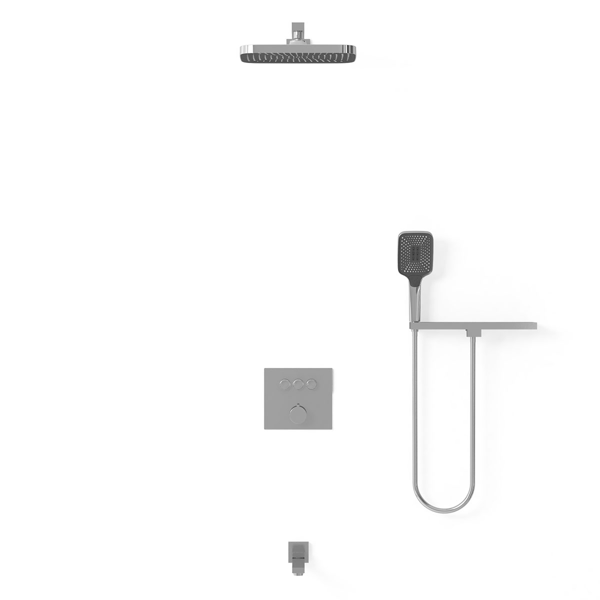 Душевая система Vincea VSFW-4311RCH встраиваемая в стену цвет хром
