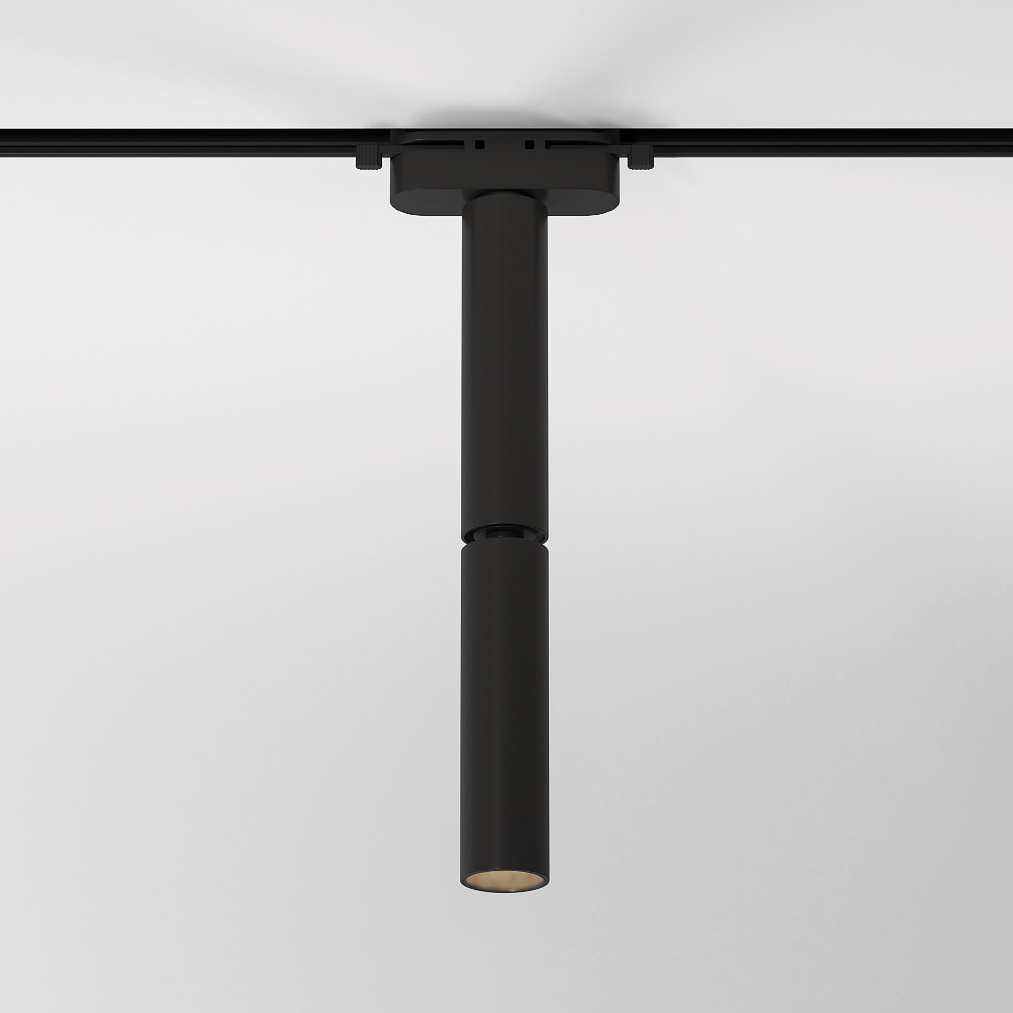 Basic System Трековый поворотный светильник 6W 4000K Pika черный