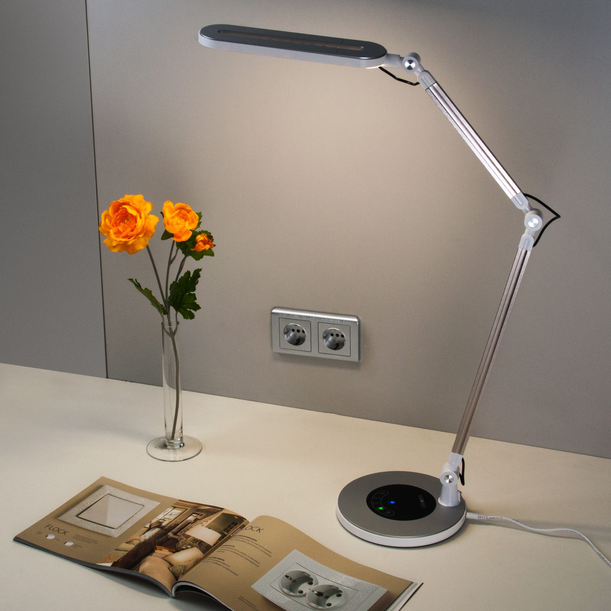 Рамка на 2 поста Stream (серебряный) Werkel