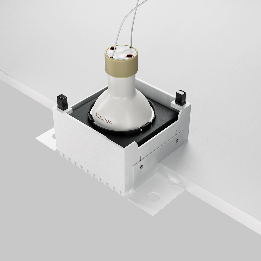 Встраиваемый светильник Maytoni Share GU10 1x10Вт DL051-01-GU10-SQ-WB