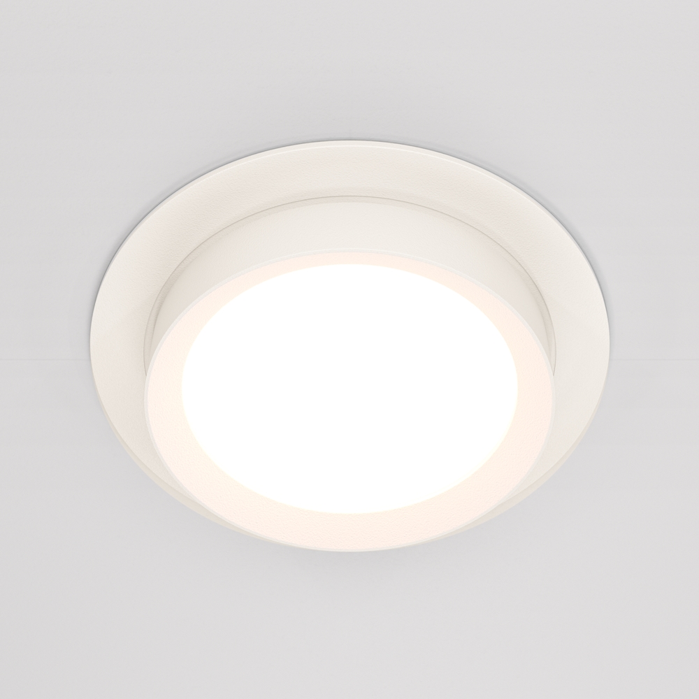 Встраиваемый светильник Maytoni Hoop GX53 1x12Вт DL086-GX53-RD-W