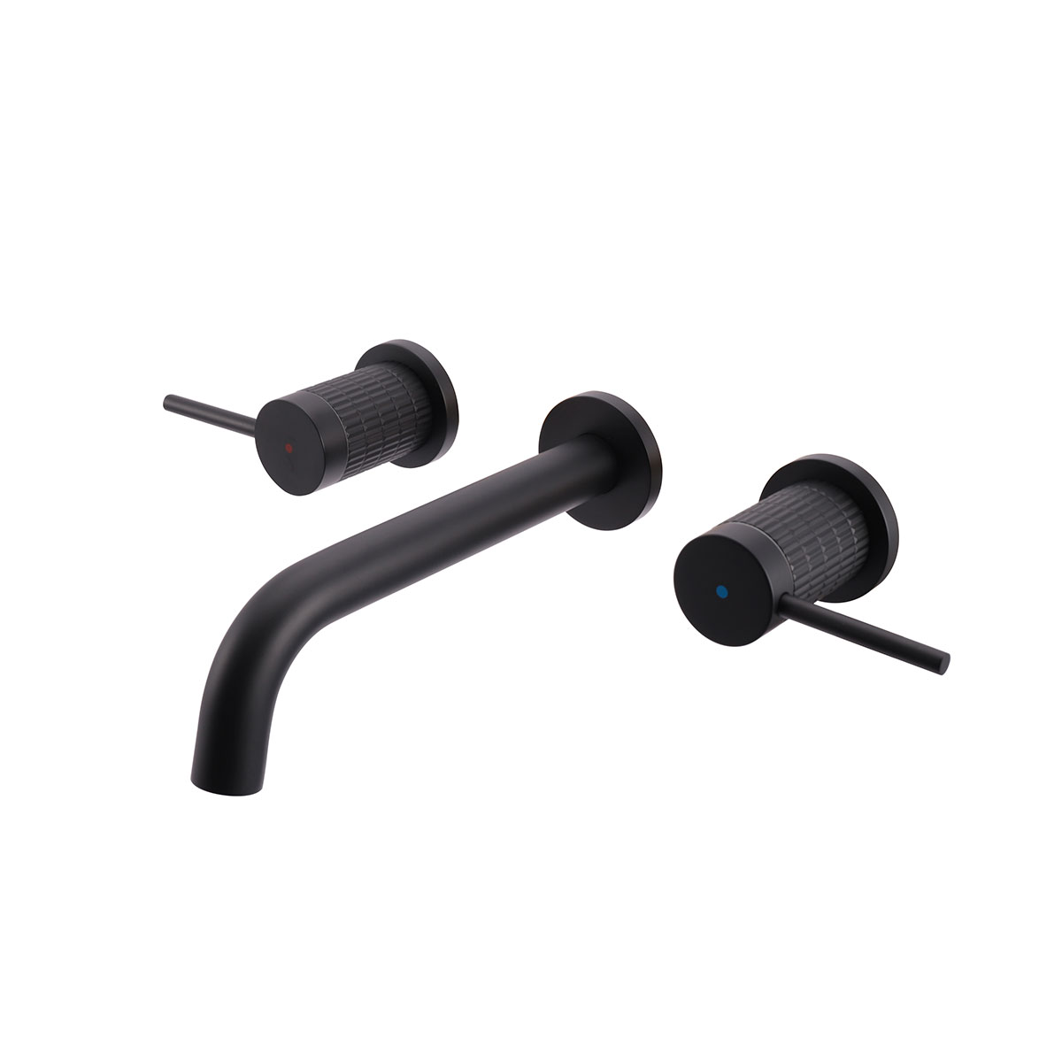 Смеситель Vincea Groove VBFW-4G1MB настенный черный