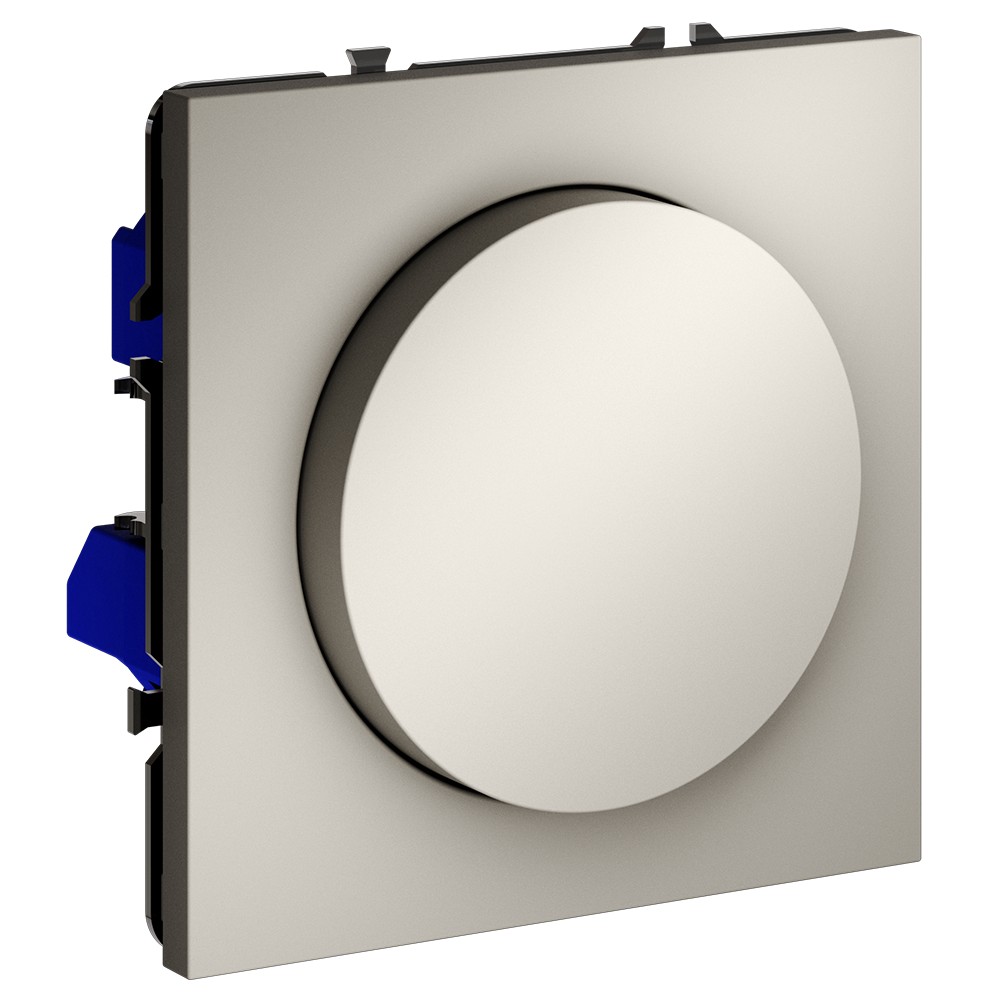 Светорегулятор встраиваемый VOLTUM S70 поворотно-нажимной 600 Вт, (кашемир)