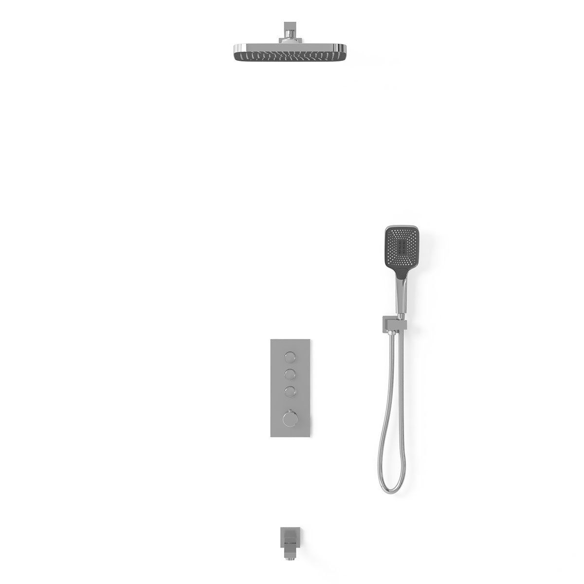 Душевая система Vincea VSFW-433T1CH встраиваемая в стену цвет хром