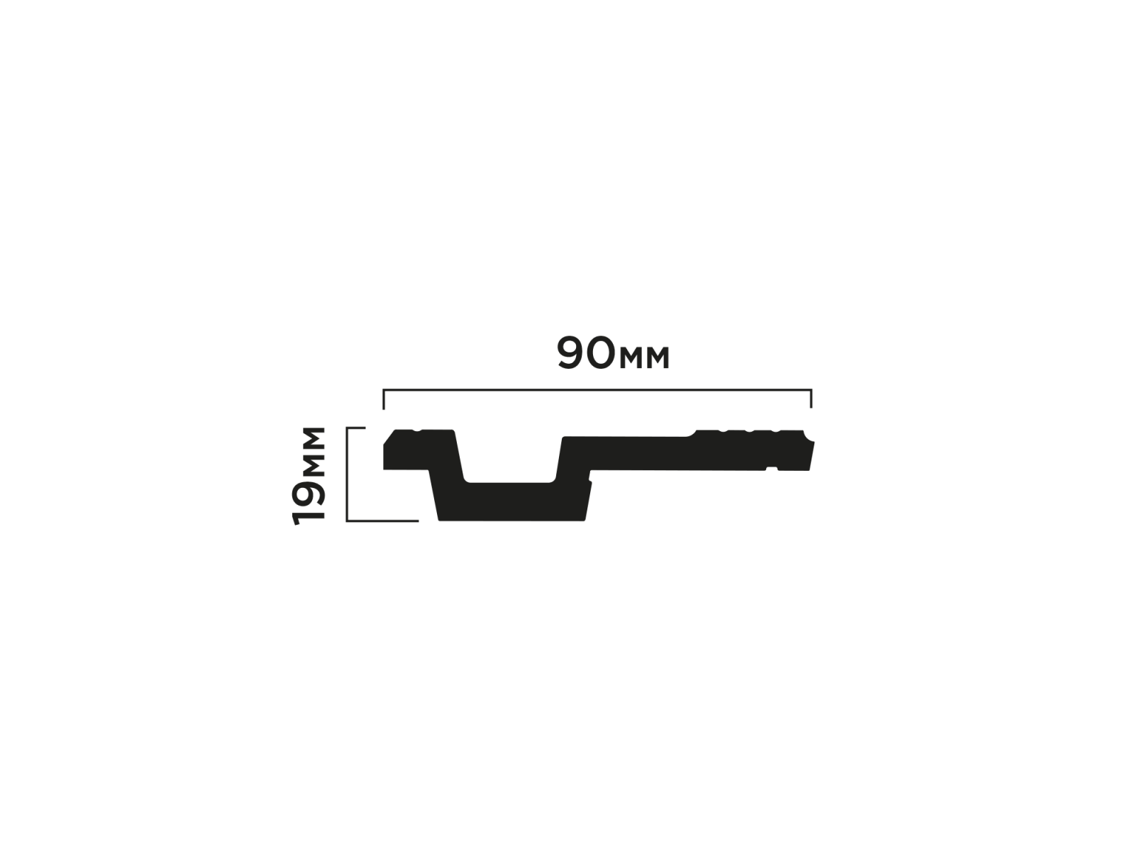 Карниз A90V1 HIWOOD