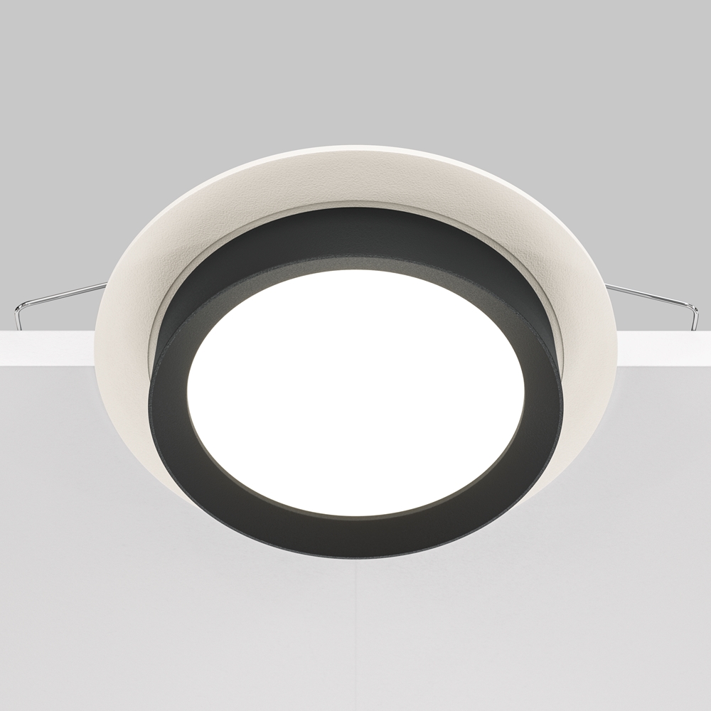 Встраиваемый светильник Maytoni Hoop GX53 1x12Вт DL086-GX53-RD-WB