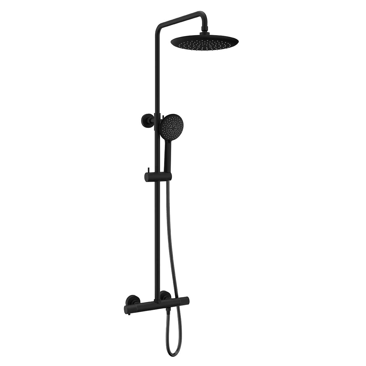 Душевая стойка Vincea Desire VSFS-1D0TMB настенная цвет черный