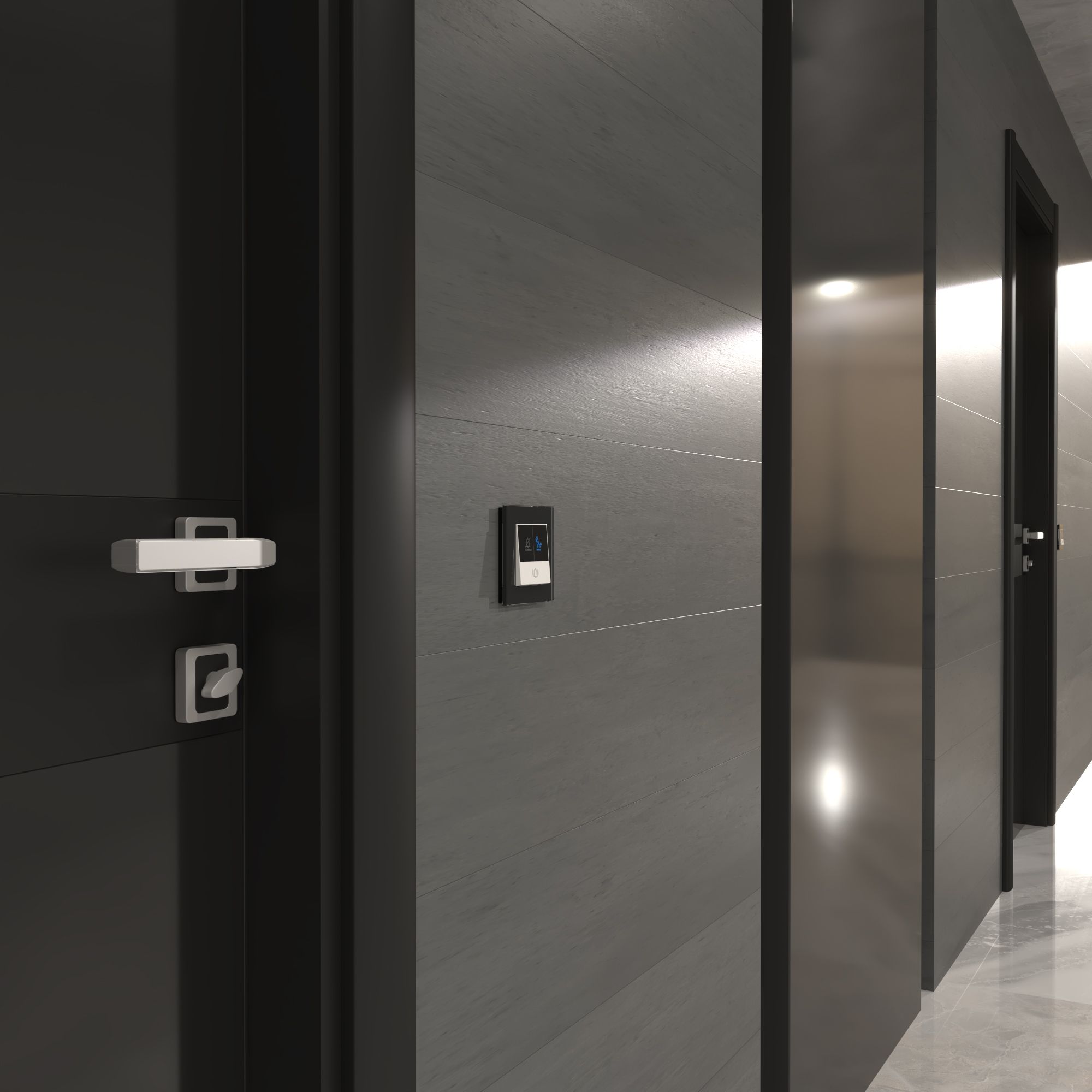 Кнопка звонка с индикацией для отелей (белый) Werkel