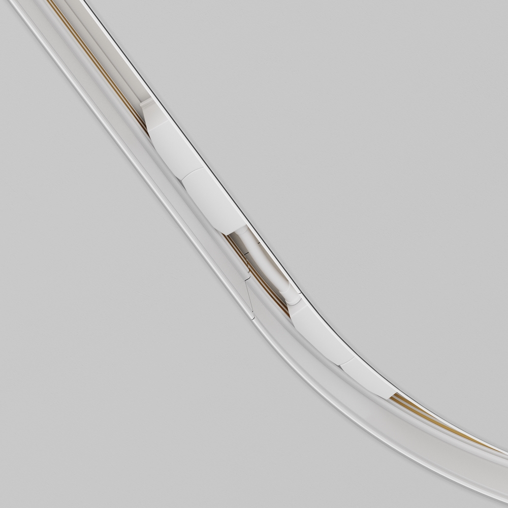 Коннектор питания радиусный Radity встраиваемый белый Maytoni TRA034CS-W