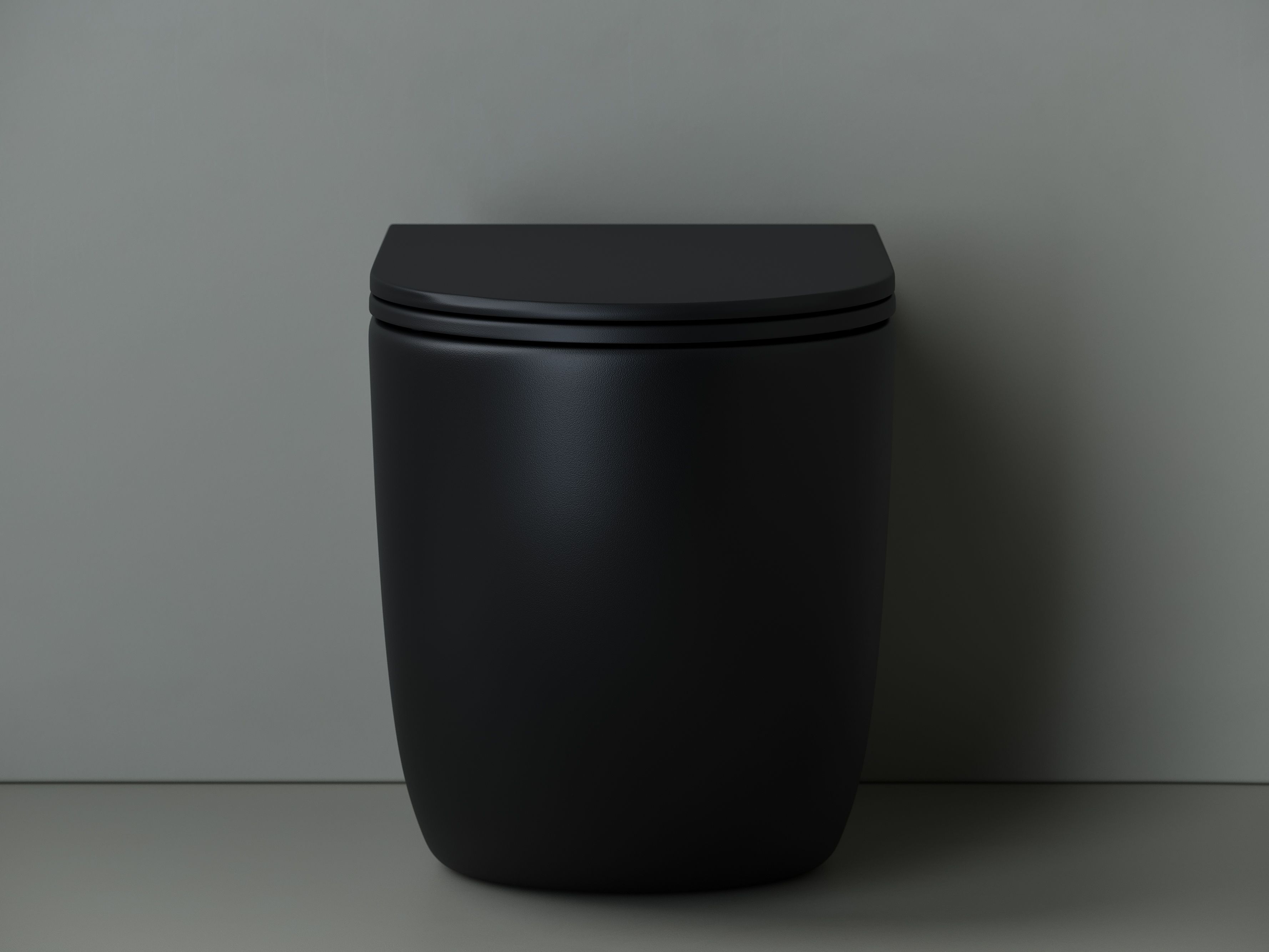 Напольный приставной унитаз Metropol Rimless CN4004MB