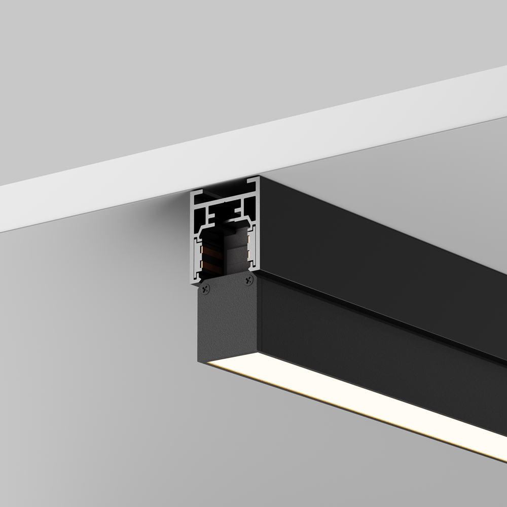 Шинопровод 2м Exility низкопрофильный накладной Maytoni TRXM034-412B