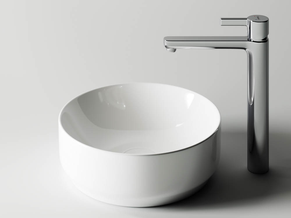 Умывальник чаша накладная круглая CN6005