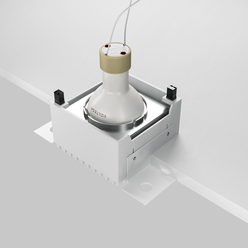 Встраиваемый светильник Maytoni Share GU10 1x20Вт DL051-01-GU10-SQ-WS