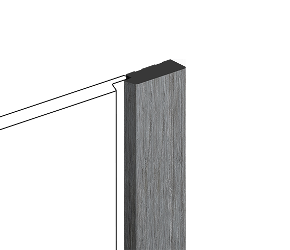 Финишный молдинг LF124B GN68 HIWOOD