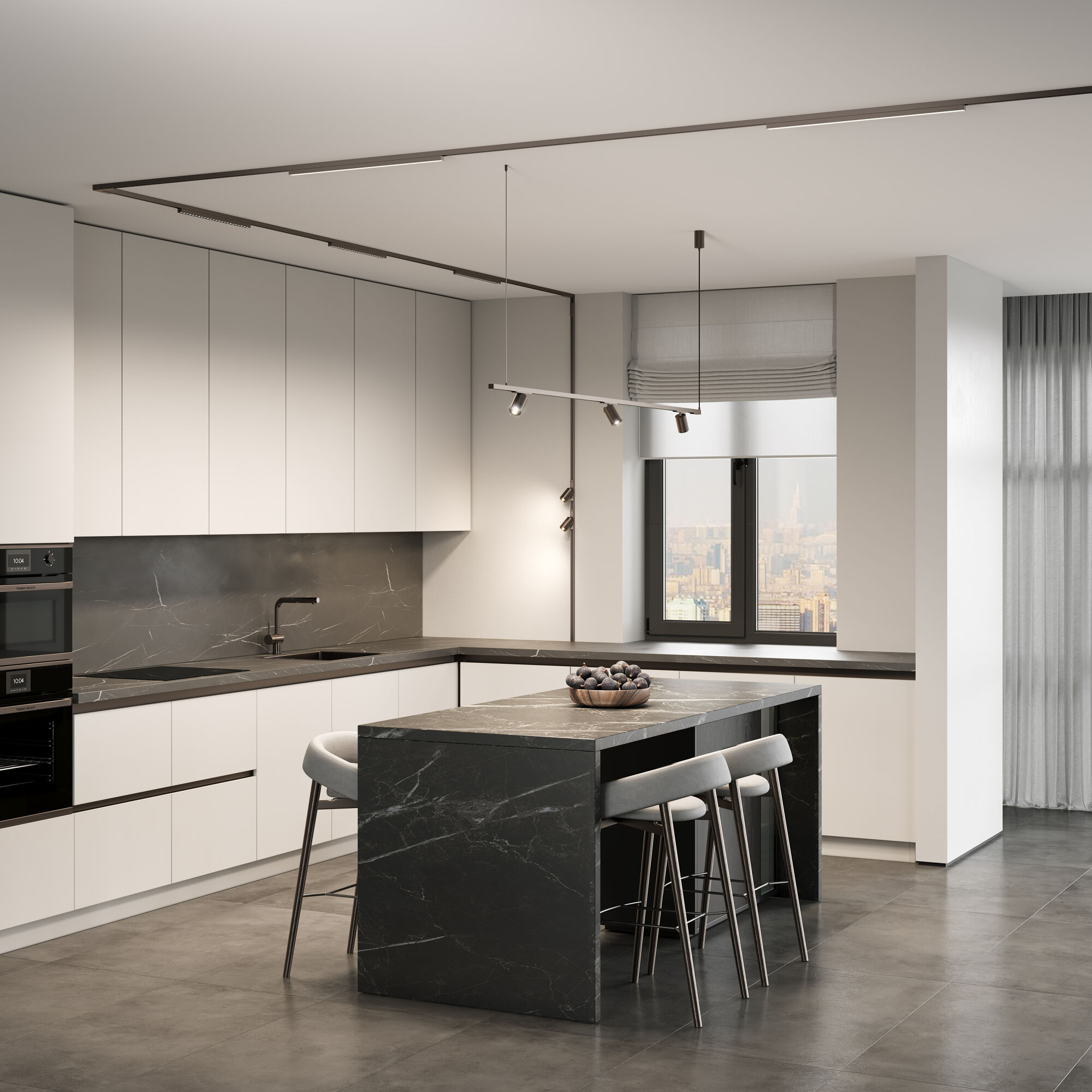 Titan Line Трековый светильник 12W 3000K титан