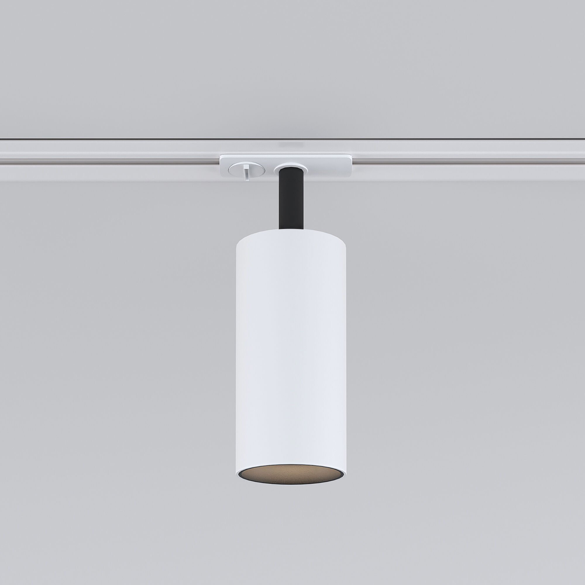 Basic System поворотный Трековый светильник 15W 4200K Diffe белый/черный