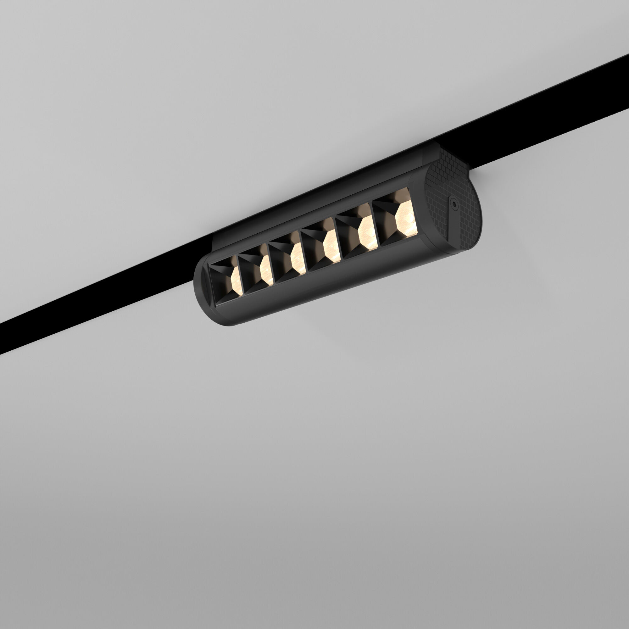 Slim Magnetic Трековый поворотный светильник 6W 4200K Alter чёрный