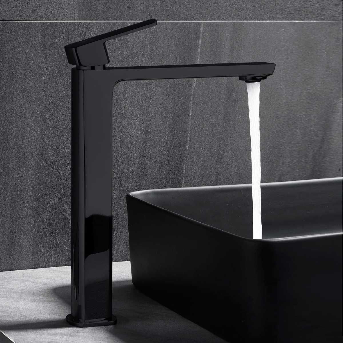 Смеситель Vincea Next VBF-1N2MB на столешницу черный