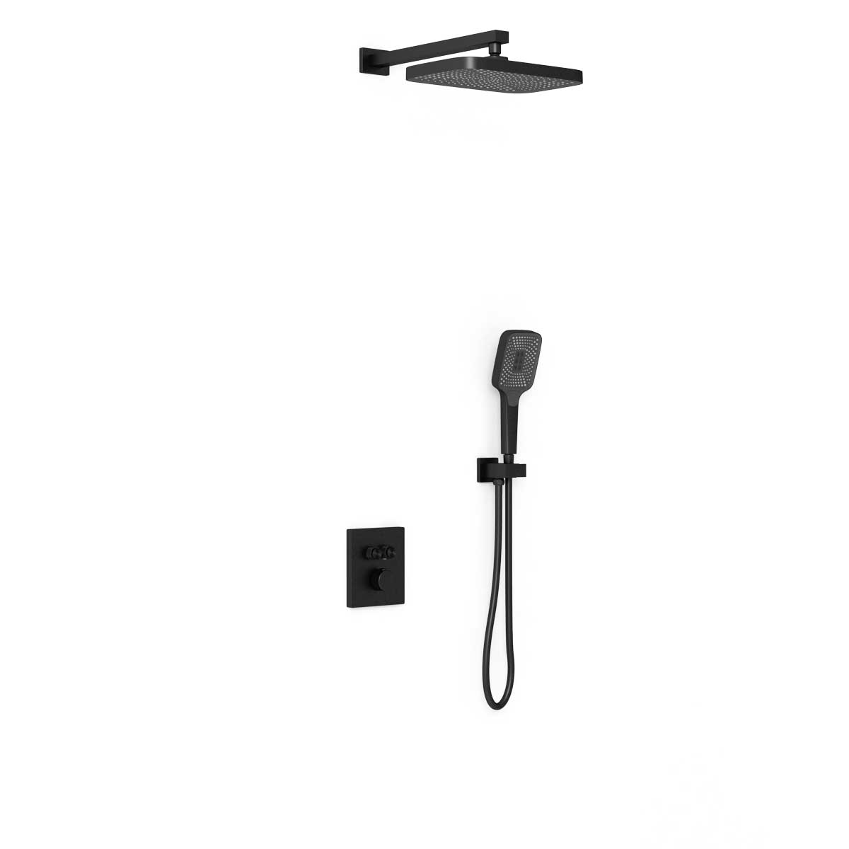 Душевая система Vincea VSFW-321MT1MB встраиваемая в стену цвет черный матовый