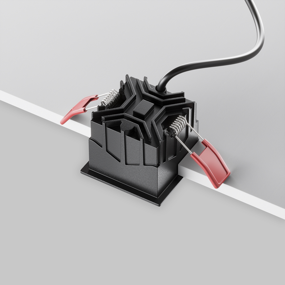 Встраиваемый светильник Maytoni Alfa LED 4000K 10Вт 50° DL043-01-10W4K-SQ-B-1