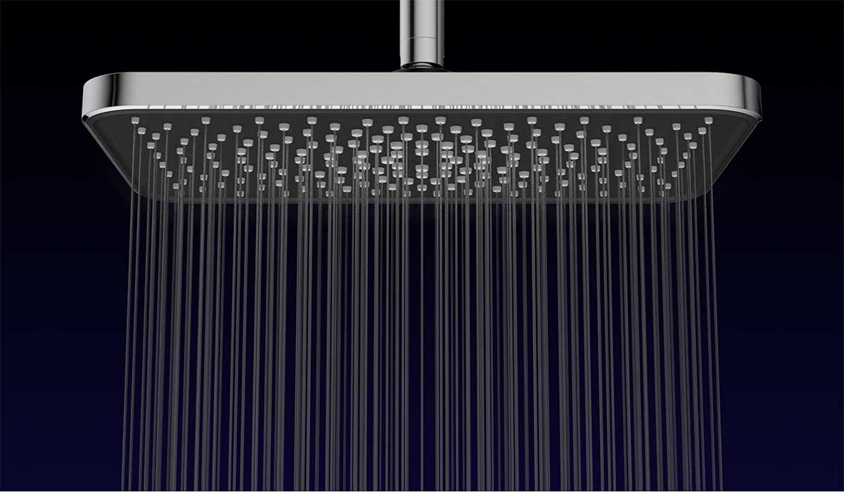 Душевая система Vincea VSFW-321MT1GM встраиваемая в стену цвет вороненая сталь