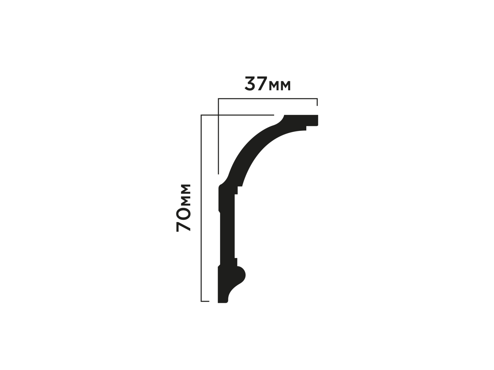 Карниз A70V2 HIWOOD