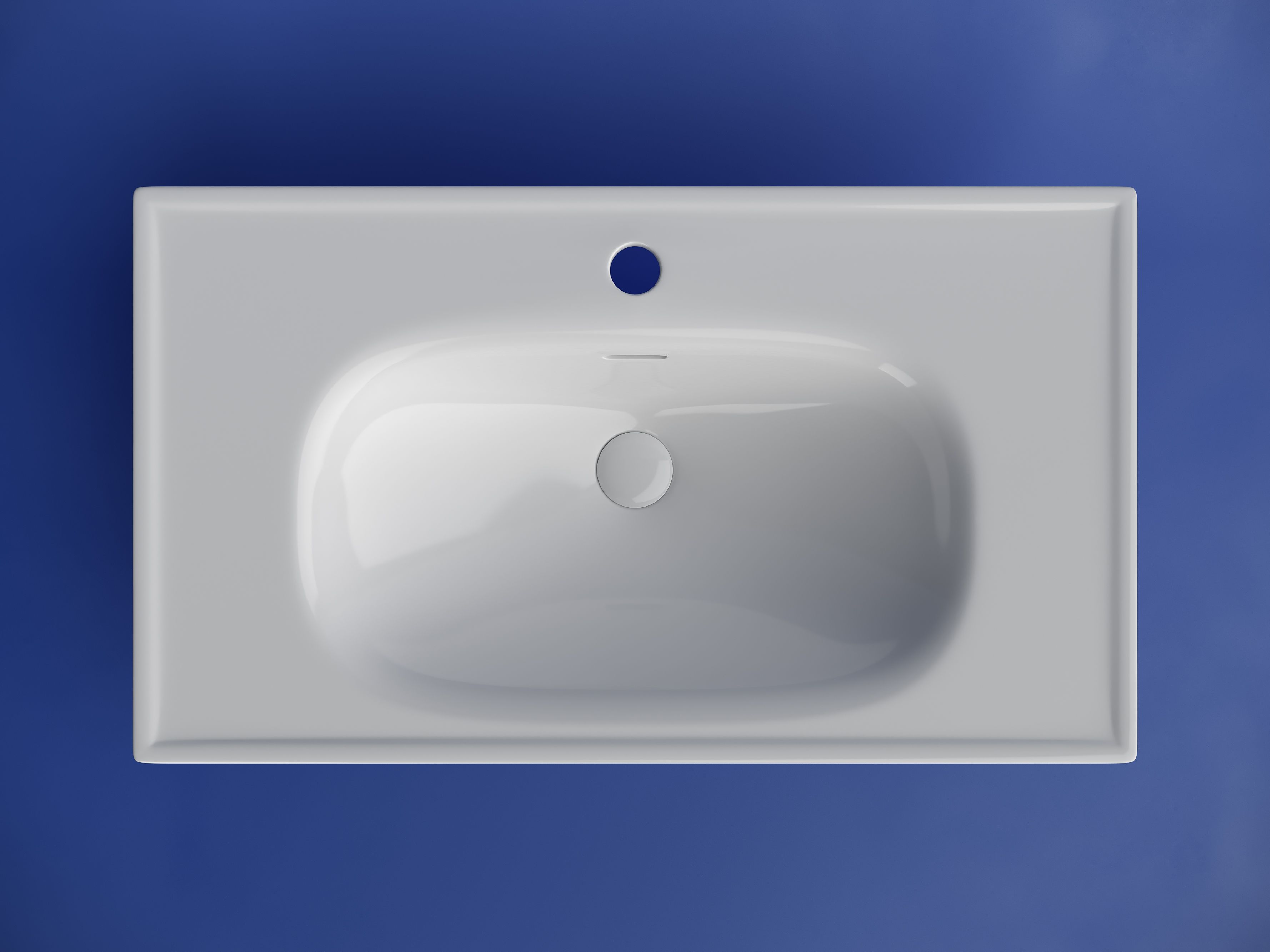 Раковина накладная с отверстием под смеситель CN13002