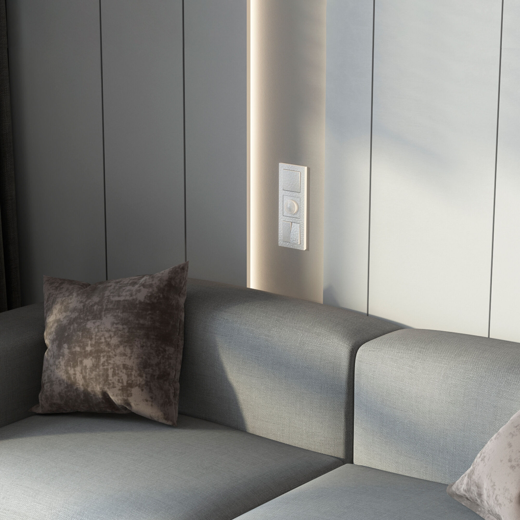 Выключатель одноклавишный проходной (белый) Werkel