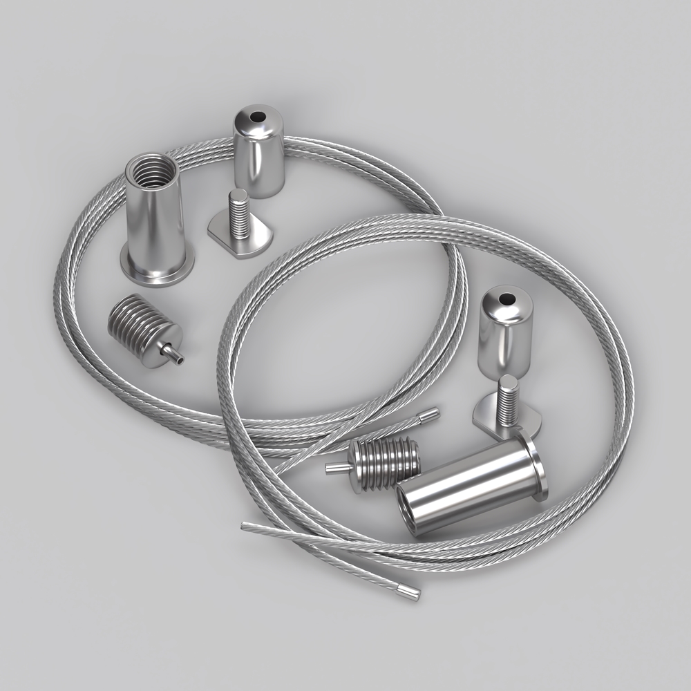 Тросовый подвес (Серебро, 2 м), ALM-P-2000 Maytoni ALM-P-2000