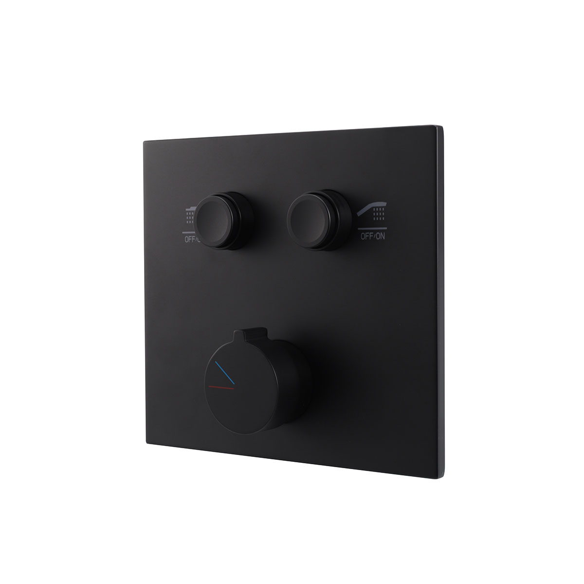 Душевая система Vincea VSFW-4211MB встраиваемая в стену цвет черный матовый