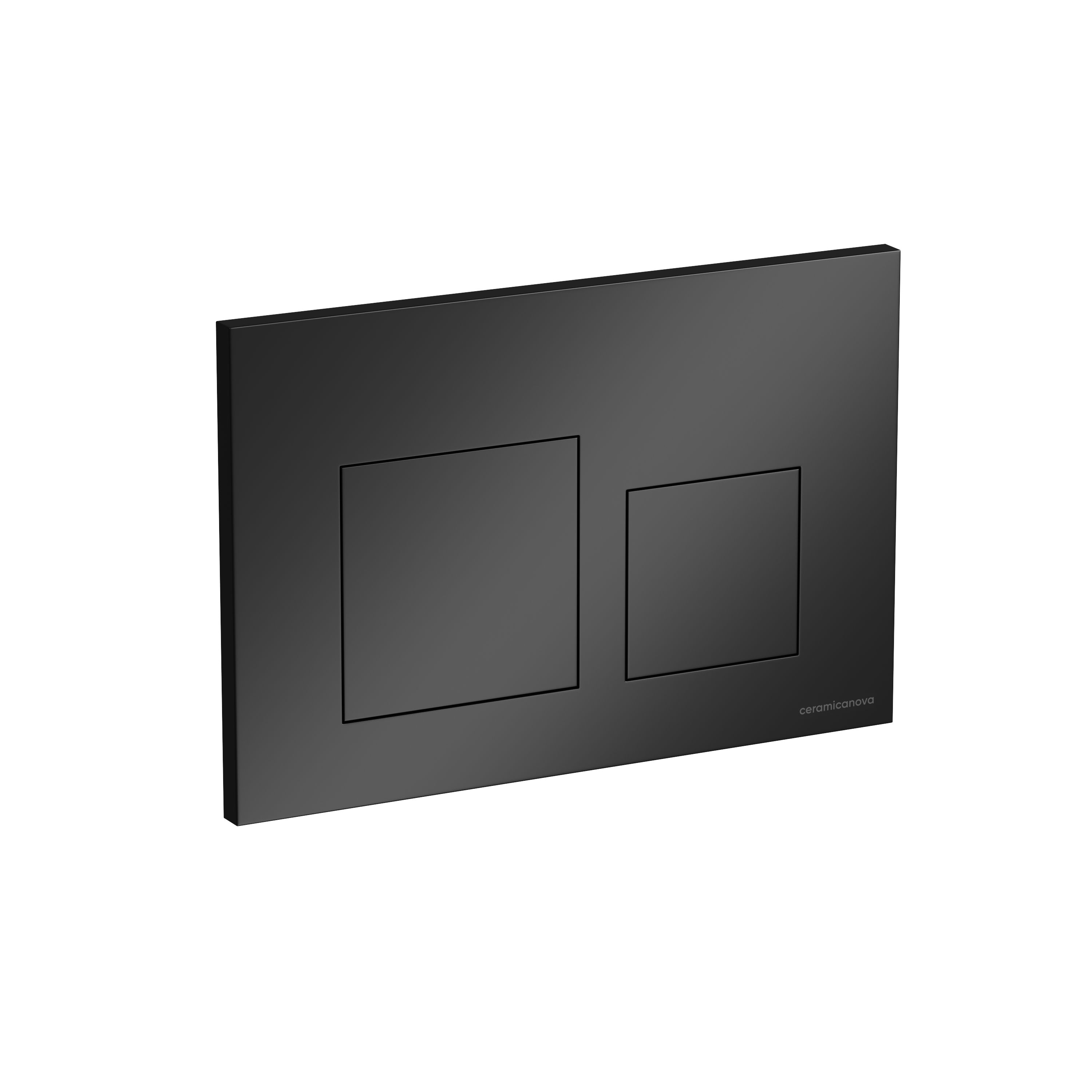 Кнопка смыва Balance, клавиши Square, цвет черный матовый CN12-002MB