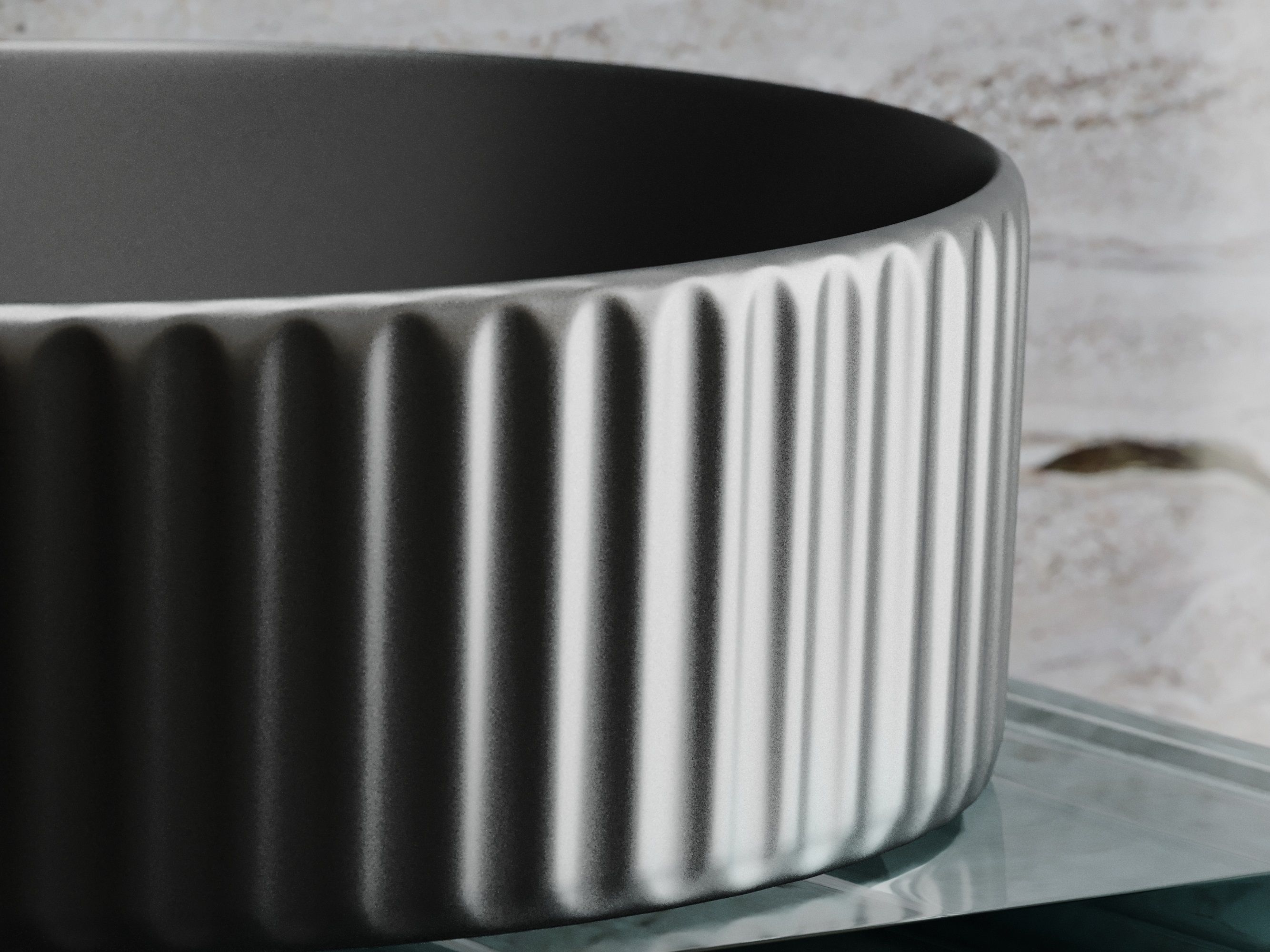 Умывальник чаша накладная круглая CN6057MDH